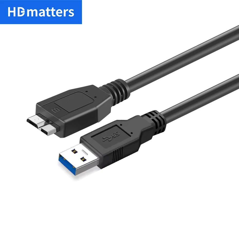 USB 3.0 to Micro B cable for Western Digital,Toshiba,Lacie,Seagate External Hard Drive Cable Micro USB 3.0 Cable to USB 3.0 A