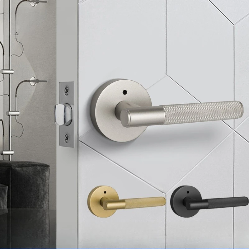 roll-formed-reversible-privacy-door-lever-handle-–-keyless-knurled-handle-lock-for-bedroom-bathroom-interior-passage-doors