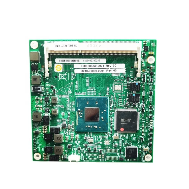 

CMC6-ATOM-E3845-HS 0202-00002-0001 0206-00060-0001 Rev00 0210-00060-0001 Rev00 Industrial Motherboard Main Board CPU Module