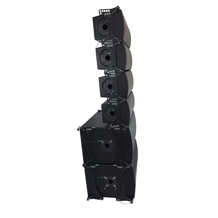 Professional audio 800 Watt Powered Sound System stage/church performance 6.5 inch line array speaker