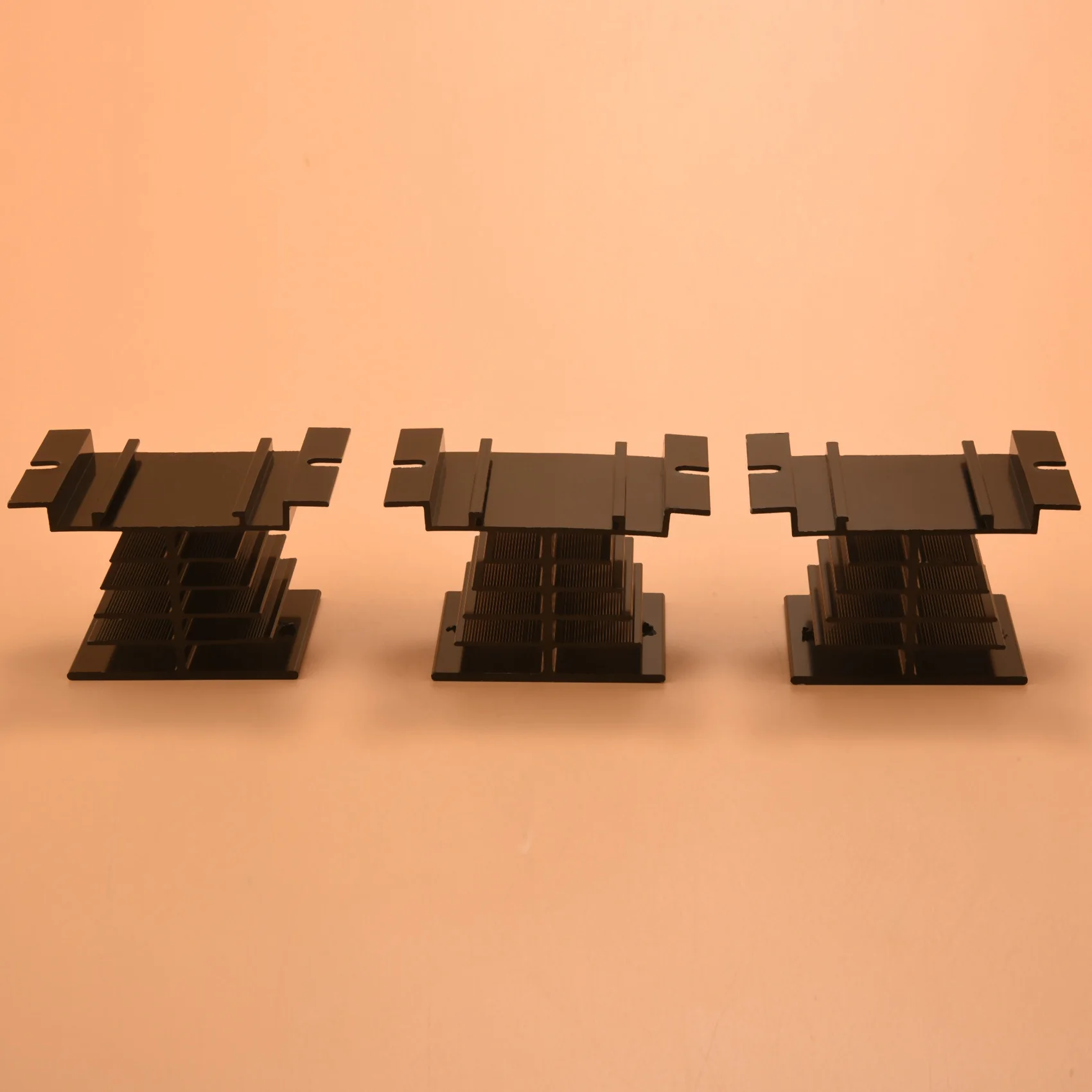 A23F-Solid State Relay Heat Sink,3PCS Aluminum Heatsink PID Temperature Controller Heat Sink For Solid State Relay And SSR Radia