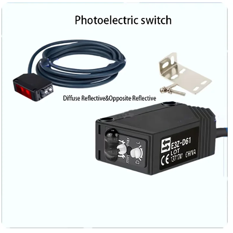 Square diffuse reflection photoelectric switch E3Z-D61 E3ZG-D62 D81 D82 R61 T61-S LS61