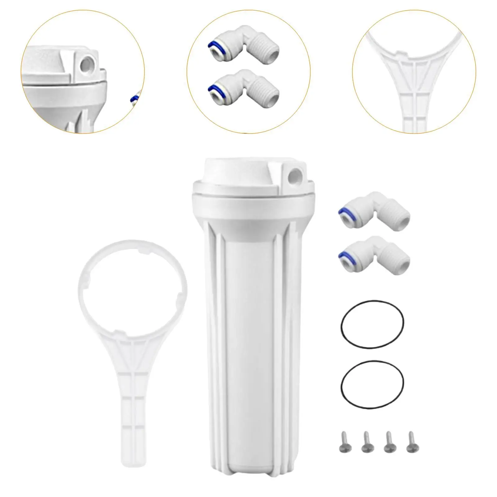 Wasserfiltergehäuse, professionelles tragbares Ersatzzubehör, 25,4 cm