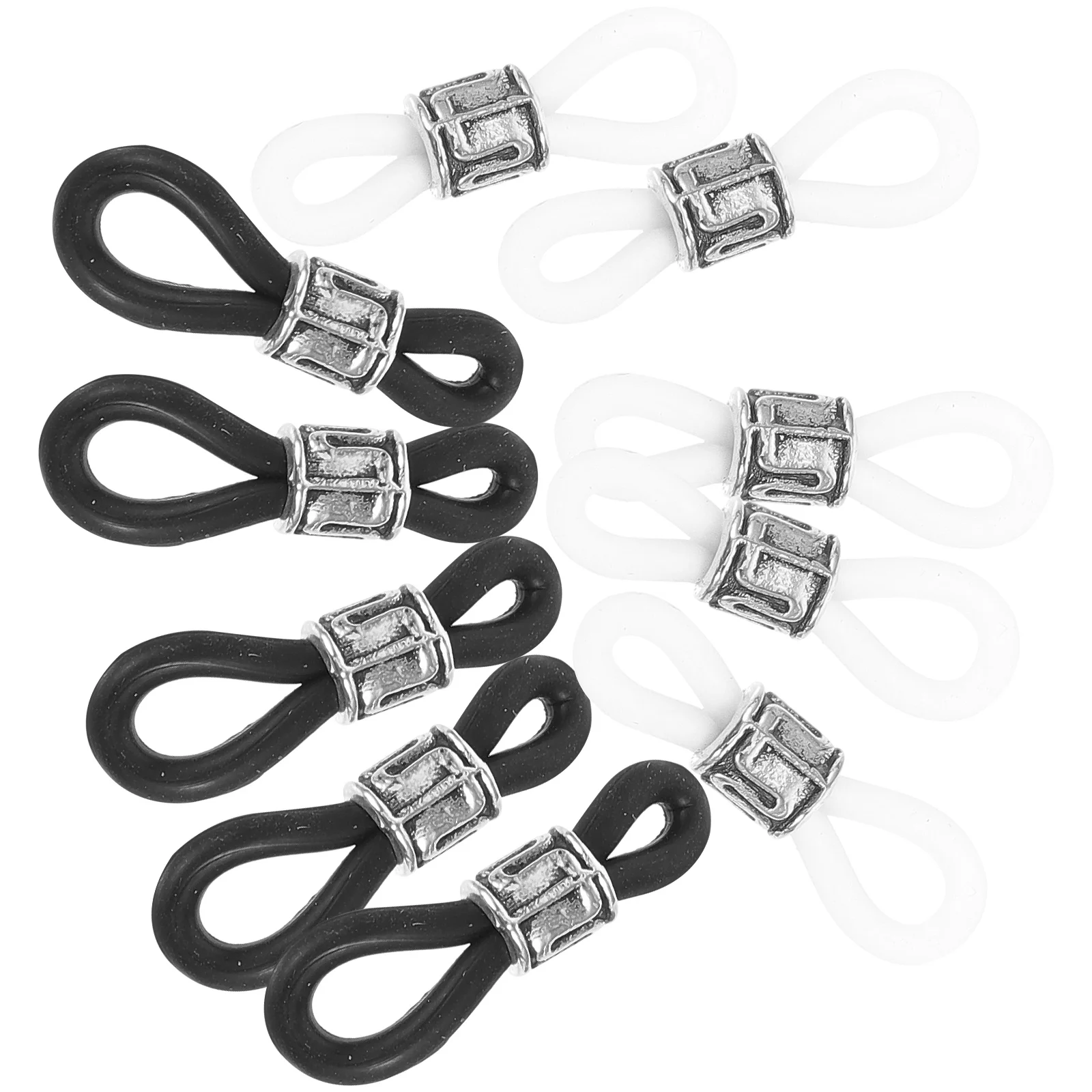 หัวเข็มขัดกันลื่นสําหรับโซ่แว่นตาแว่นตา End Connector ตัวยึดสายรัดตัวเชื่อมต่อแว่นตากันแดด