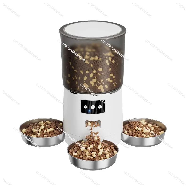 Cat Multi Bowl Automatic Feeder Smart Tuya WIFI Remote Cat and Dog Meal Dispenser 6L Multi Cat Pet Use