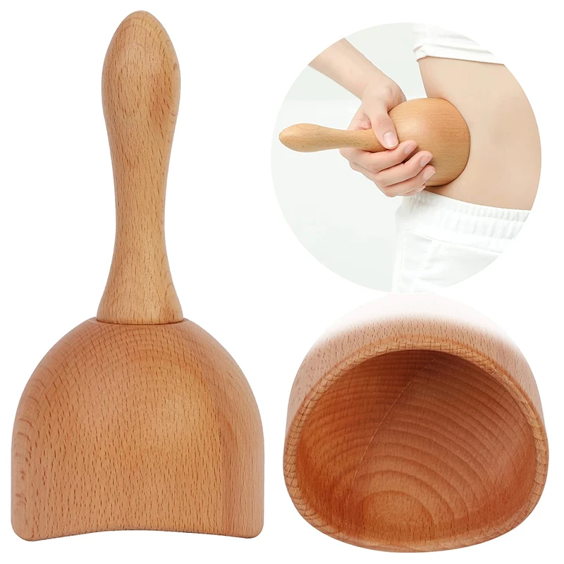 Wooden Massage Body Shaping Tool Lymphatic Pain Drainage, Anti Cellulite, Muscle Pain Relief Body Protable Comfortable