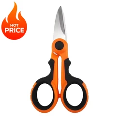 420 Stainless Steel Fishing Scissor Accessories Electrician Portable Scissors Plier Cut Fishing Tools Scissors Fishing