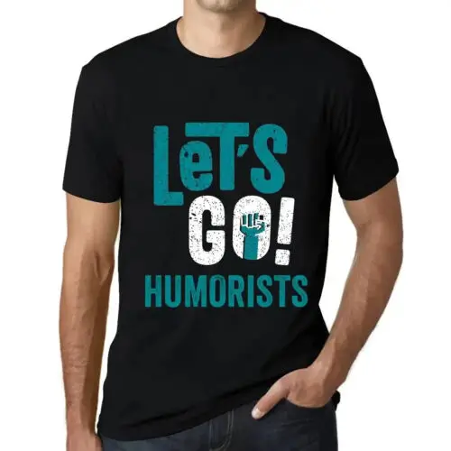 Heren Grafisch T-Shirt Laten we gaan humoristen – Let's Go Humorists