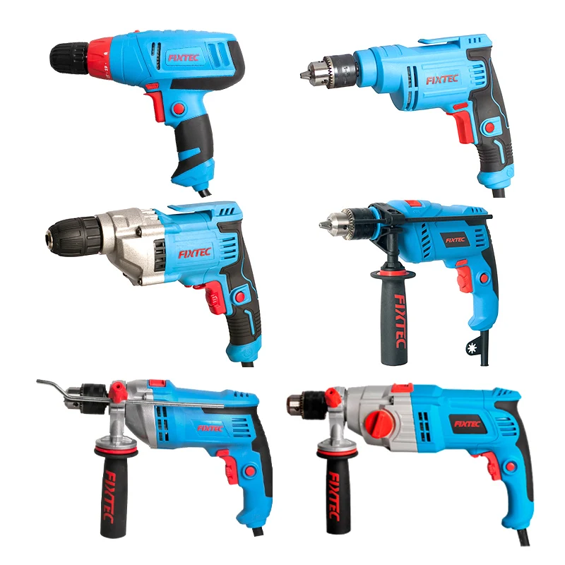 FIXTEC 3.6V 12V 16V 18V 20V Electric Impact Drill Cordless Drill Power Tools Drill Machine