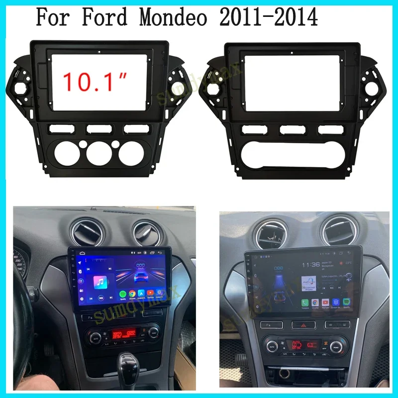 

10.1inch big screen 2 Din android Car Radio Fascia frame for Ford mondeo 2011-2013 car panel Trim Dashboard Panel Kit