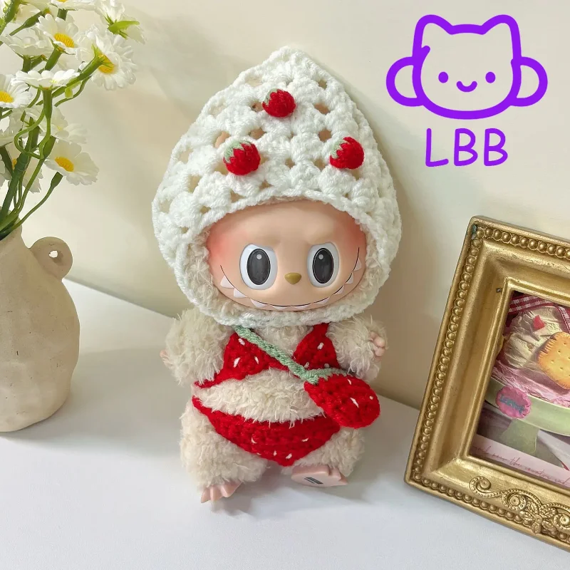 

For Labubu Summer Fruit Bikini Set-Strawberry Swimwear Clothes Clothing,Beach Party Outfit for Doll DIY Accessories