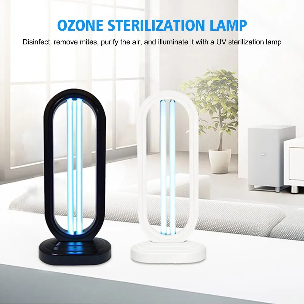 Lámpara de esterilización de ozono plegable para el hogar, luz UVC de escritorio con Control remoto, 110V, 220V, 38W, UE, EE. UU., Reino Unido, AU