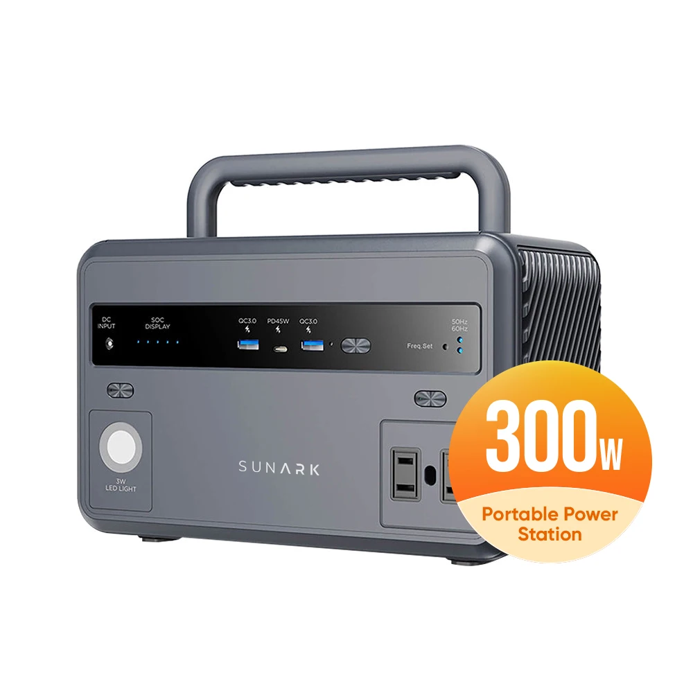 Sunark 200W 300W Wholesale Price Electric Charging Portable Power Station Solar Generator