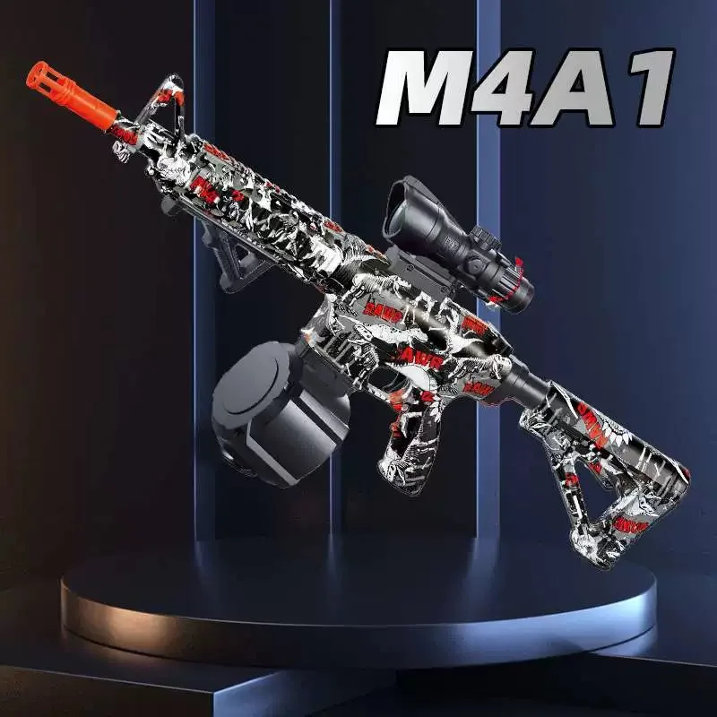 M416 Gun Toy Outdoor Elektrische Blaster Schieten Sport Gel Bullet Shoot Zomer Waterbal Speelgoed Voor Interactief Ouder-kind Spel