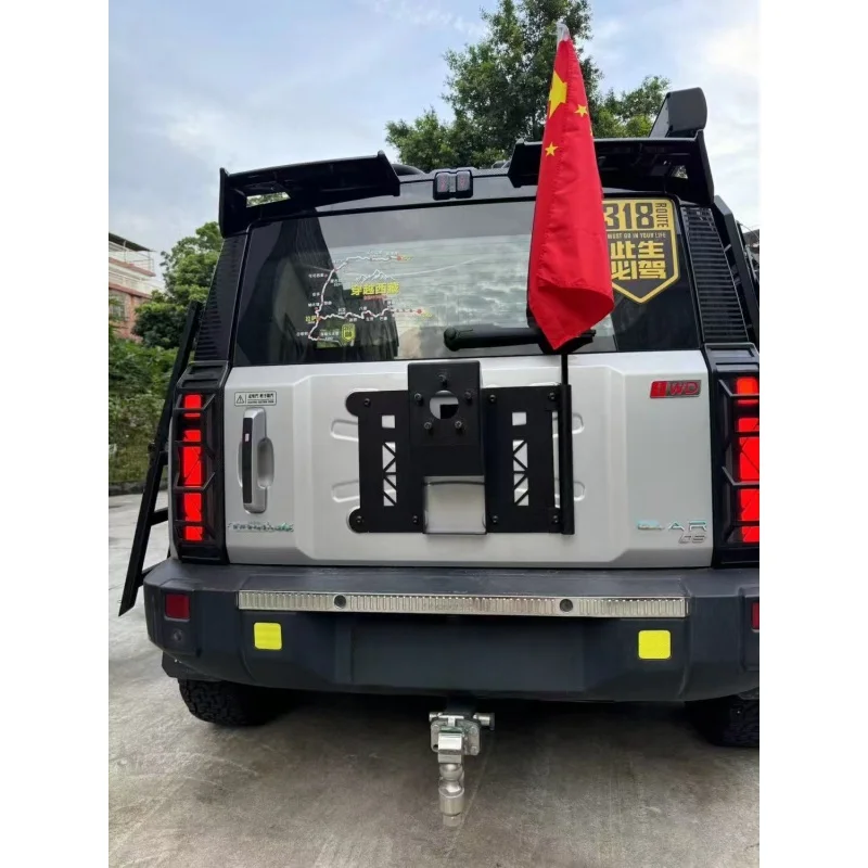 Modified and Upgraded Steel Spare Tire Frame, Rear Spare Tire Base, Suitable for Chery ICAR 03 Jaecoo J6 Accessoriescustom