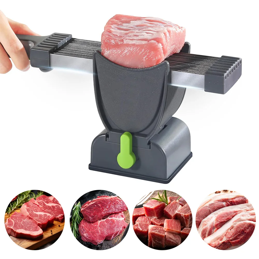 

Manual Meat Slicer Cutting Knife Frozen Meat Slicing Knife Vegetable Food Slicer Handheld Beef Cutting Machine Slice 2mm Or 4mm