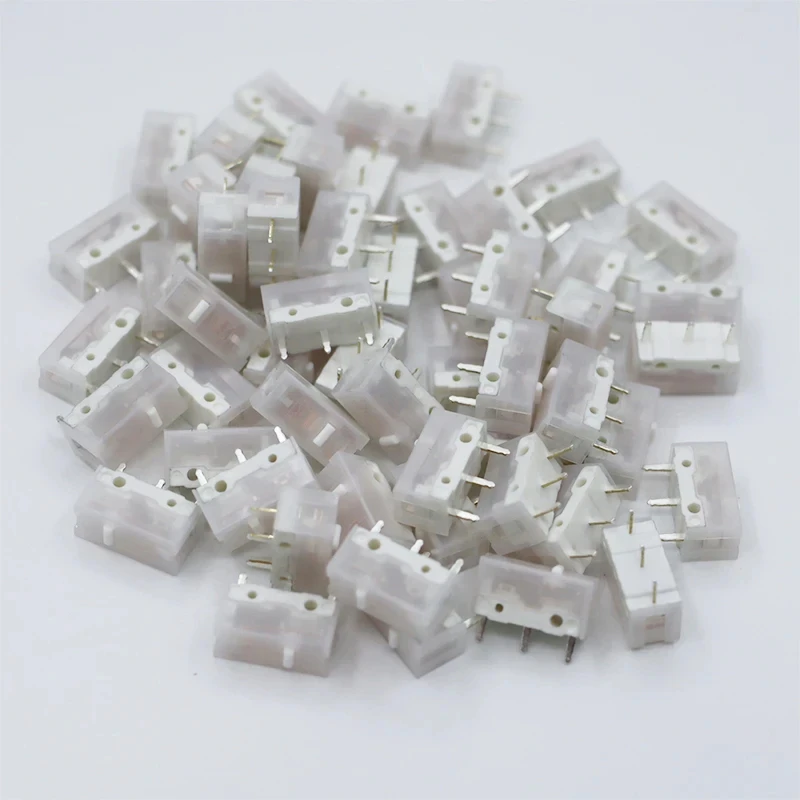 

1Pcs New Kailh White Blade Micro Switch 100 Million Click Computer Game mouse left right repair microswitch button