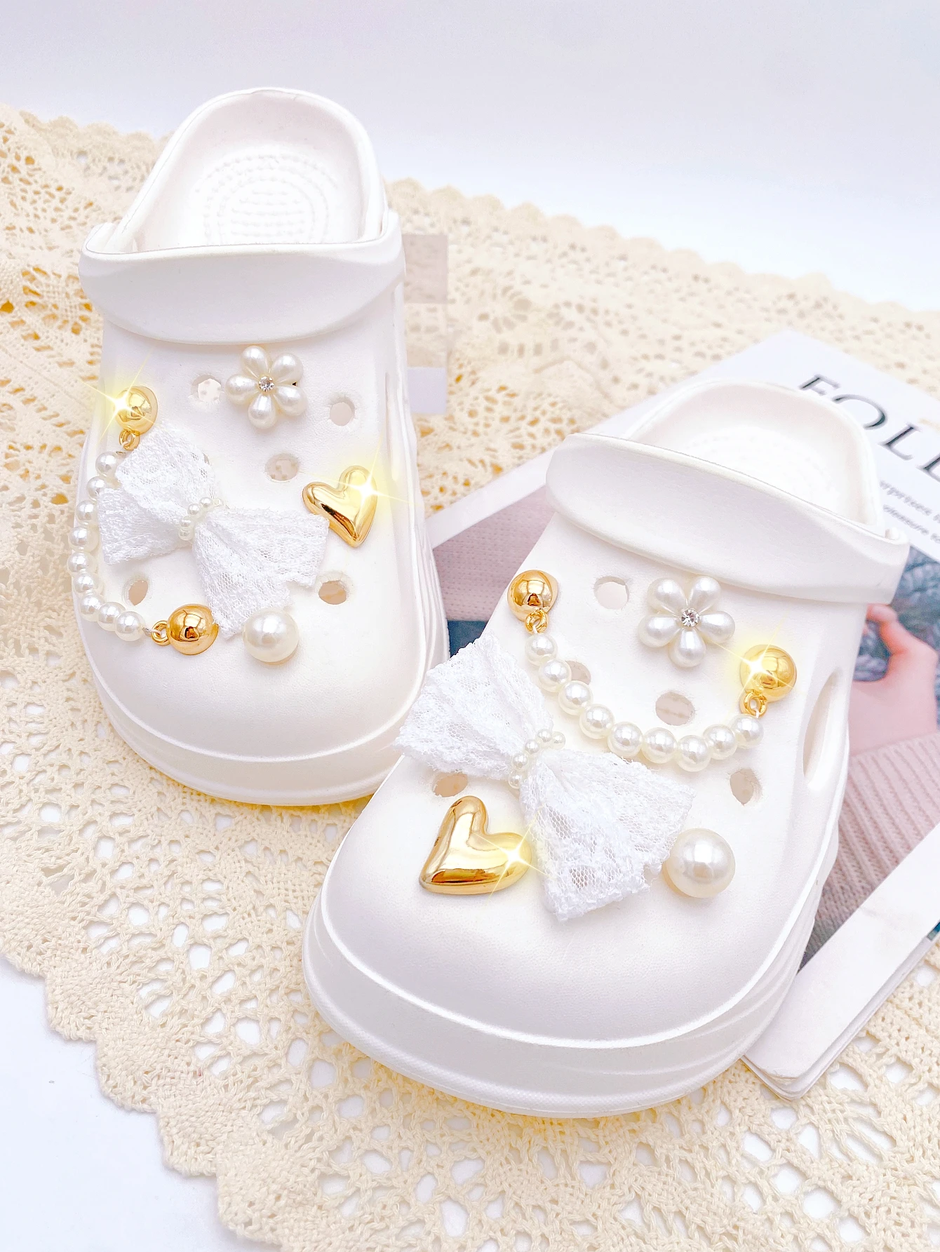 10-piece shoe decoration DIY casual shoe decoration - An interesting and versatile way to personalize your footwear