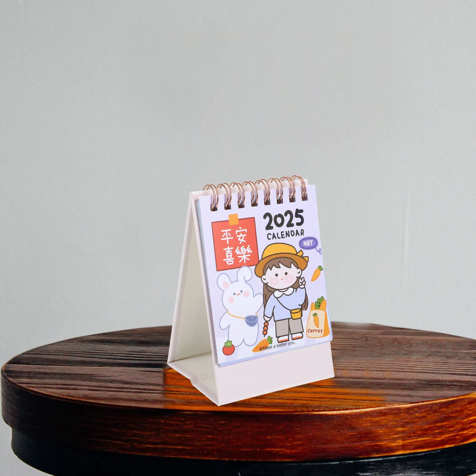 

Маленький портативный настольный календарь 2025 года, флип-календарь, настольный органайзер, офисный планировщик, компактный инструмент для планирования