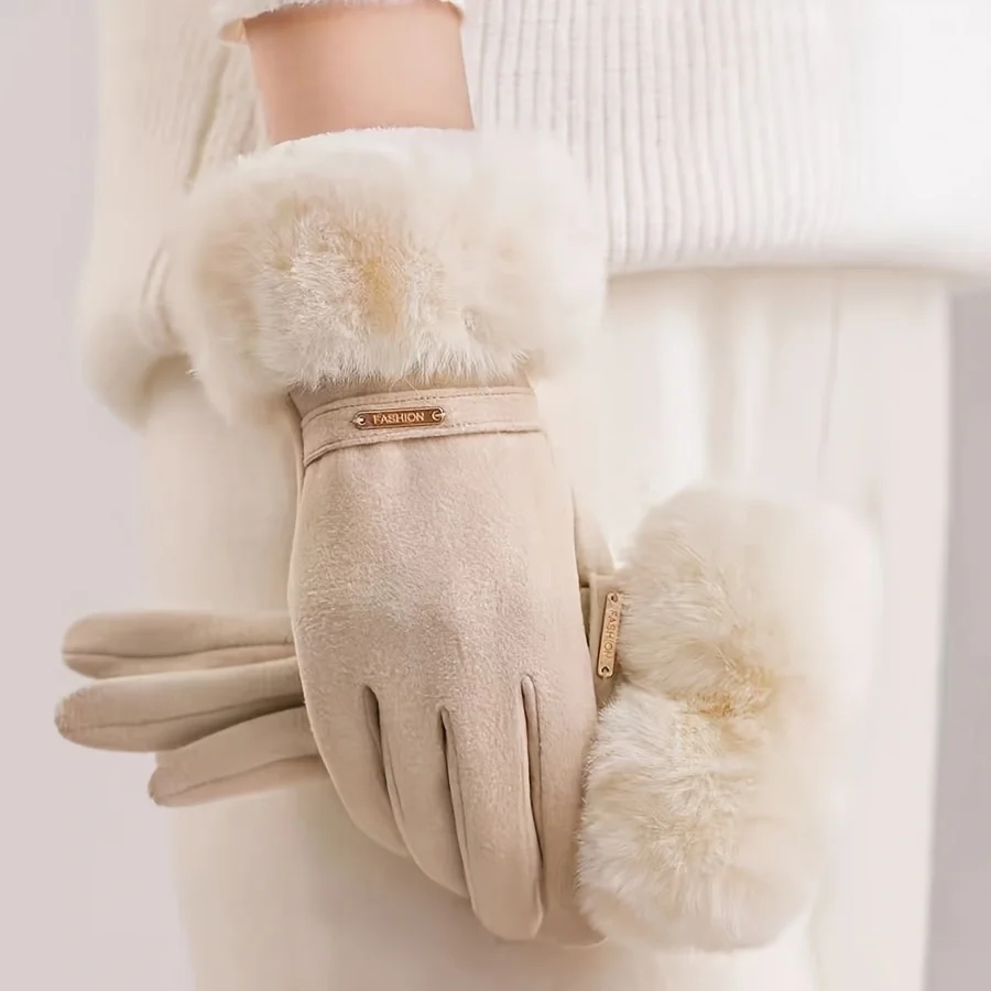 Winter Warmth Touch Gloves , Waterproof, Soft Fleece Lined, Touchscreen Compatible for, Cold Weatherand Everyday Use