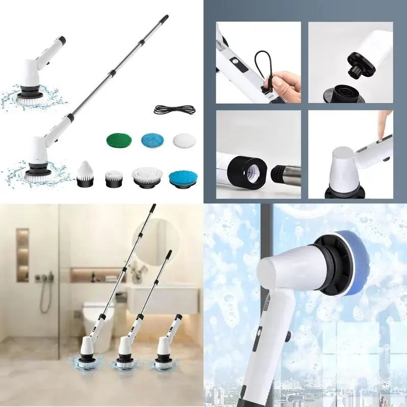 Heavy Duty Commercial Electric Washing Machine Automatic Polishing Brush for Warehouse
