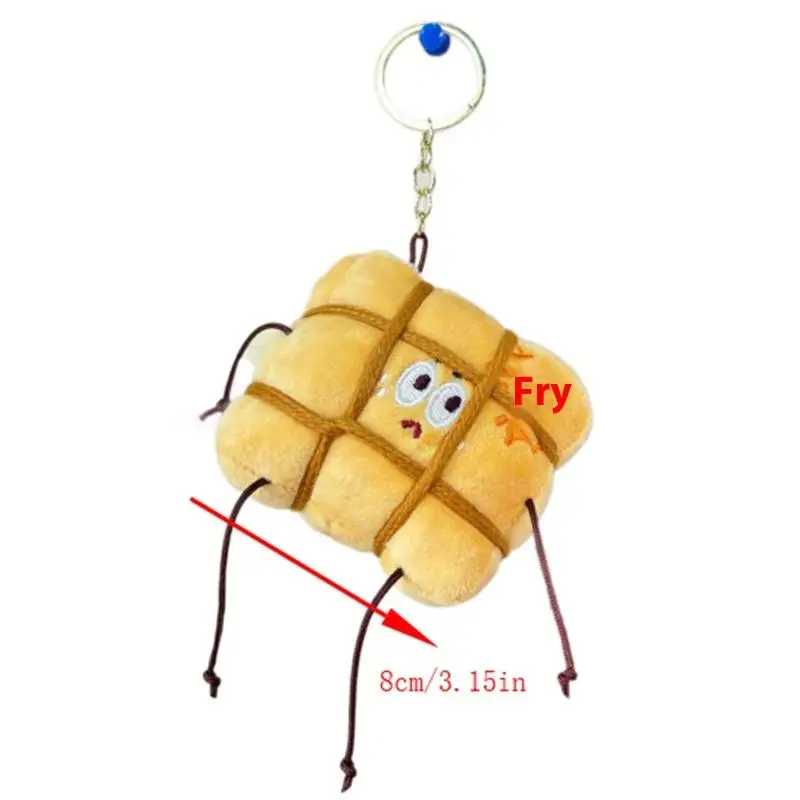 デュオぬいぐるみミニチュアダイナマイトパックおもちゃキーリング、素晴らしいバッグやバックパックの装飾、素晴らしいクリスマスギフトのアイデア