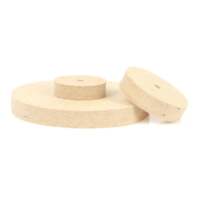 75-200mm Wool Polishing Wheel Buffing Pads Angle Grinder Wheel Felt Polishing Disc For Metal Marble Glass Ceramics