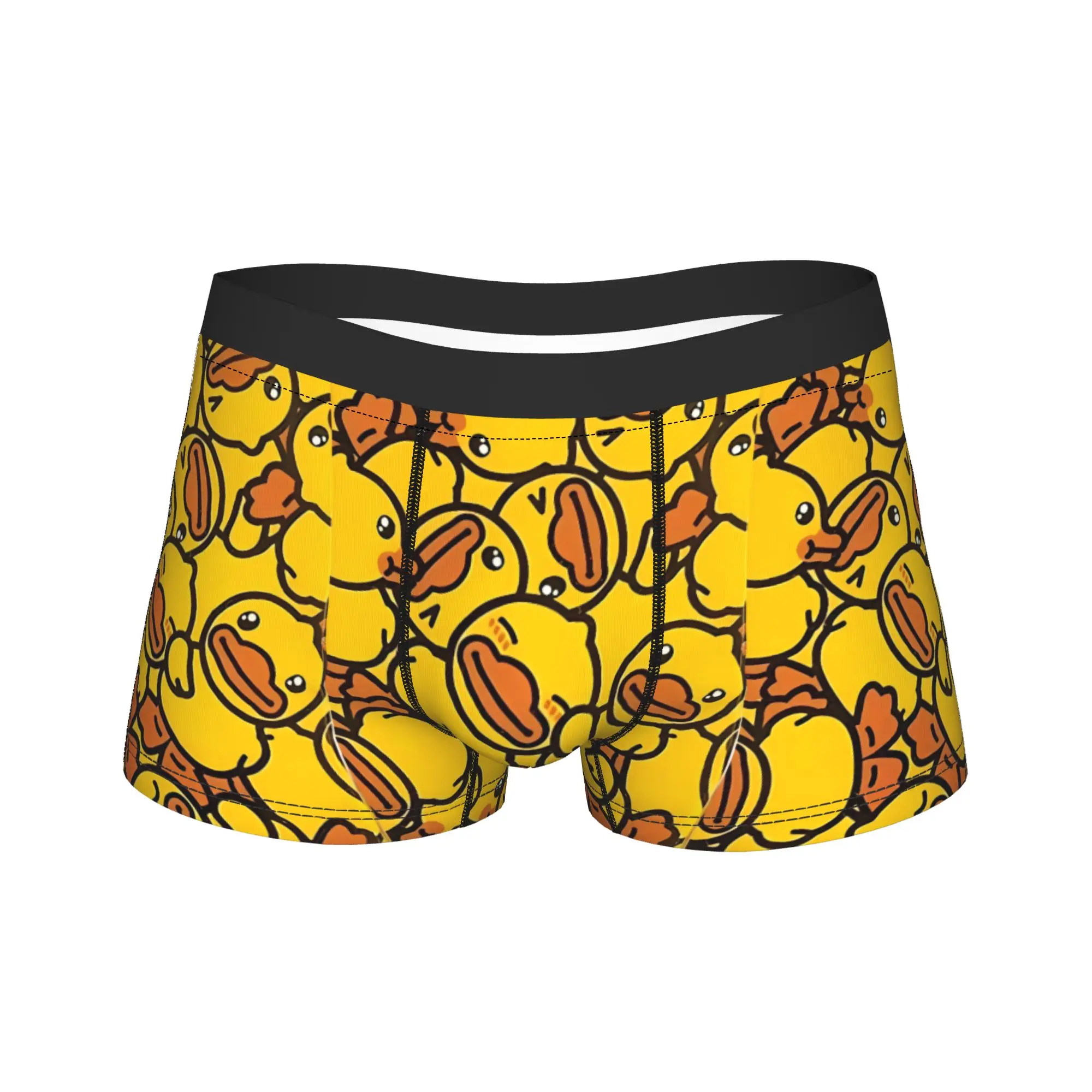 

Yellow Rubber Duck Underwear Custom Trunk High Quality Men's Panties Soft Trend Shorts Briefs Gift Idea