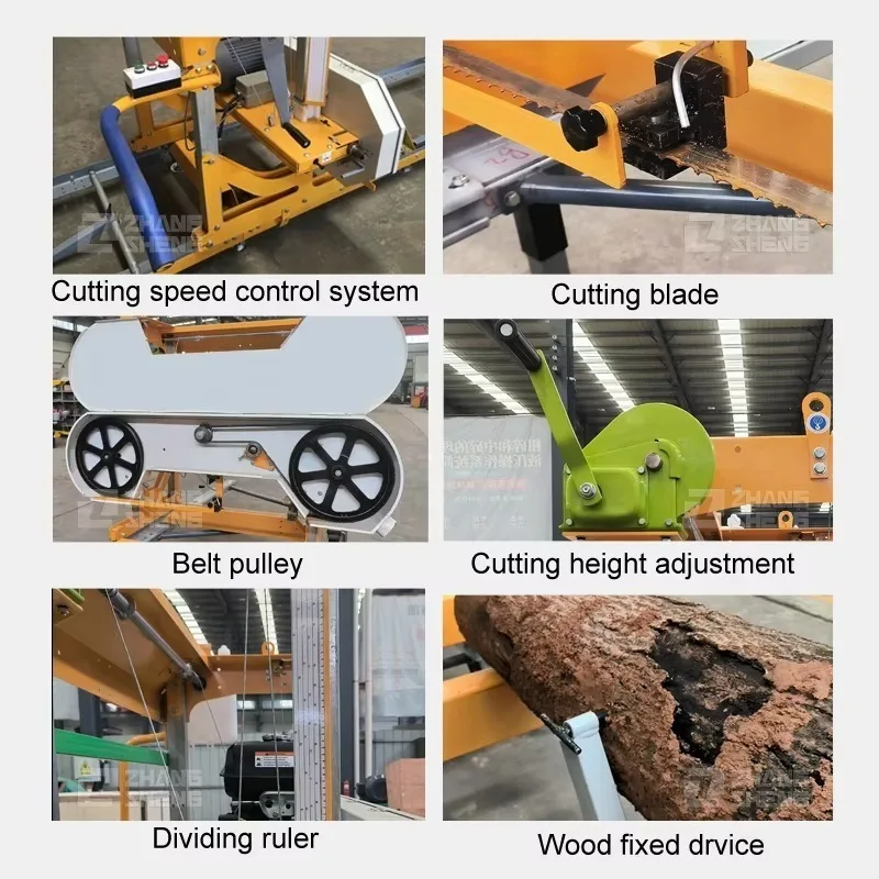 【specialized】42 Inch No Motor Saw Machine Chainsaw Sawmill Folding Portable Table Hydraulic Arm Kits To Build Portable Sawmill view 2