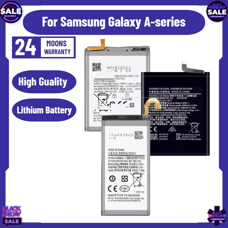 

NEW Battey For Galaxy A30 A30S A10E A11 A20 A20E A21S A40 A42 A50 A51 A12 A8 2018 A530 A70 A71 A72 A60 A10 A7 2018 A90 A80