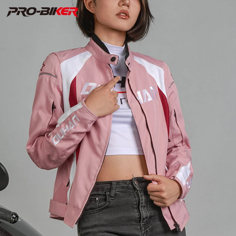 

Women's Aad Men's Motorcycle Riding Wear Racing Clothes Warm Motocross Jacket Wear Resistant Motorcycle Travel For 4 Season
