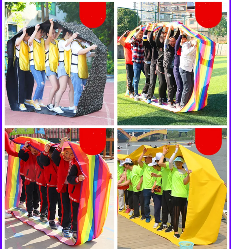 في الهواء الطلق المتداول حصيرة لمجموعة فريق العمل التدريب الرياضي التعاون لعبة لعب للأطفال الكبار النشاط متعة اللعب تشغيل اللعب