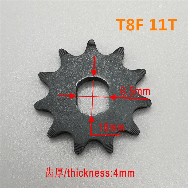 8T 9T 10T 11T 25H T8F 410 420 428 Small chain wheel electric bicycle scooter gear suitable for MY1020 BM1109 ZY1020 motor