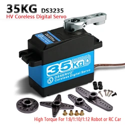 Servo digitale senza nucleo ad alta coppia 35kg /25kg DS3235 e DS3225 SG inossidabile impermeabile per auto robot RC fai da te