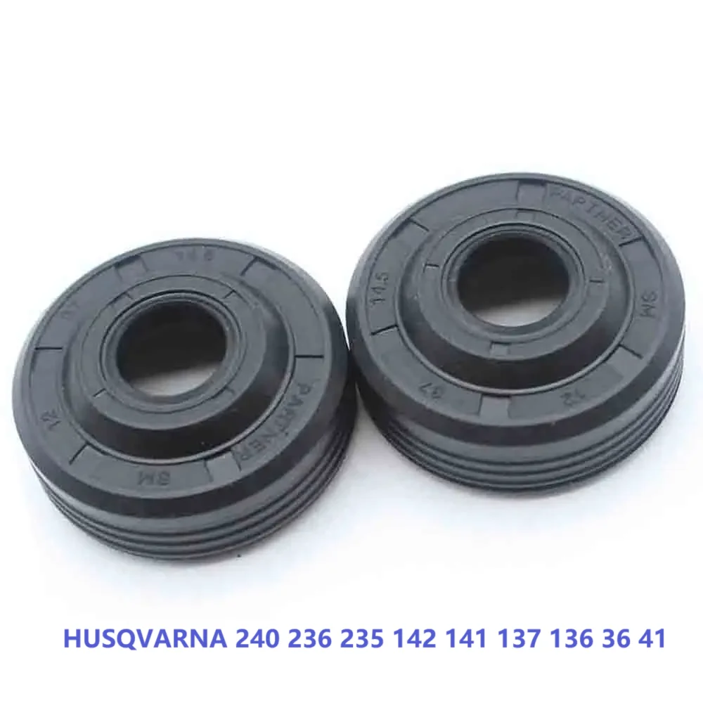 10Pcs/lot Oil Seal Set For HUSQVARNA 240 236 235 142 141 137 136 36 41 Chainsaw Garden Tools Replacement Parts 530056363