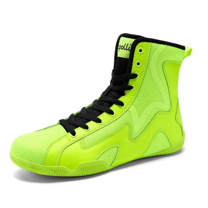 2026 Good Quality Wrestling Boots Youth Professional Men Gym Training Shoe Indoor Boxing Shoe Men Anti-Slip Men Fighting Shoes