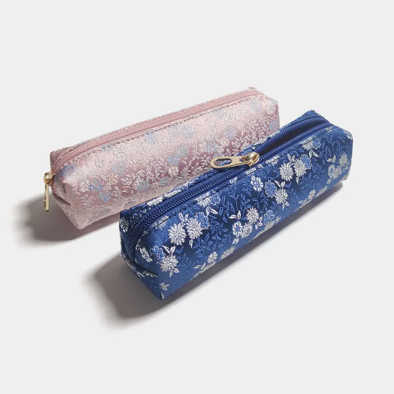 【Fresh small flowers】Original Handmade Pen Bag Grocery Storage Bag in Stock Cute Pencil Case Stationery Supplies Schools&Offices