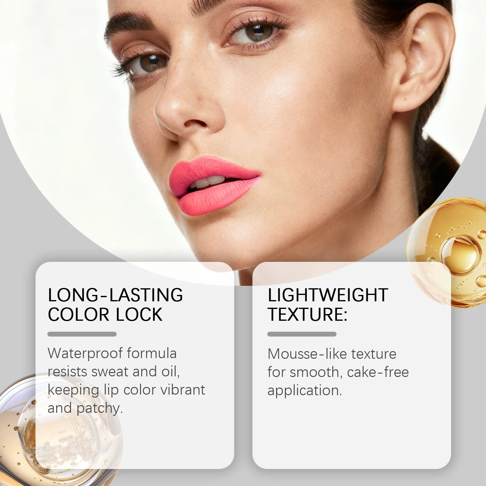 Lucidalabbra Smalto Colorato Marrone Rosa Rosso Impermeabile Tazza antiaderente a lunga durata Idratante Macchia Rimpolpante Balsamo per labbra idratante Stick