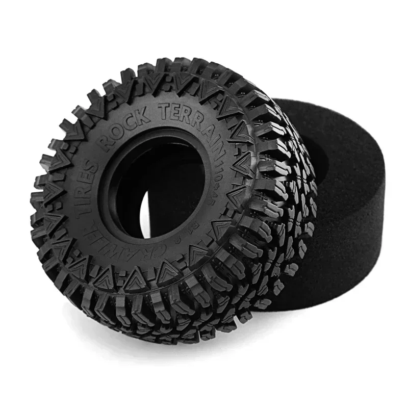 

Для 1/10 RC гусеничного автомобиля Axial SCX10 Pro Capra Trxs TRX4 RC4WD D90 Redcat 4 шт. 110 мм, резиновая шина 1,9 дюйма, колесо
