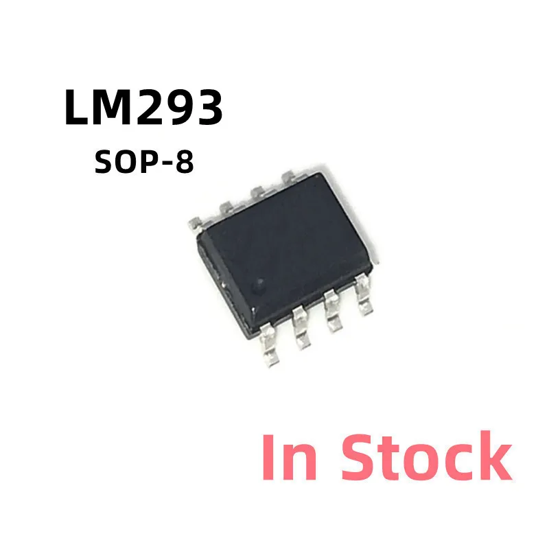 10PCS/LOT LM293  LM293DR SOP-8 Voltage comparator In Stock