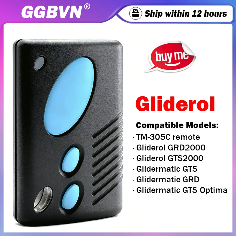 

New Gliderol 315MHz Garage / Gate Remote Control For Gliderol TM305C GTS2000 GRD2000 Glidermatic GRD GTS 2000 Optima Door Opener