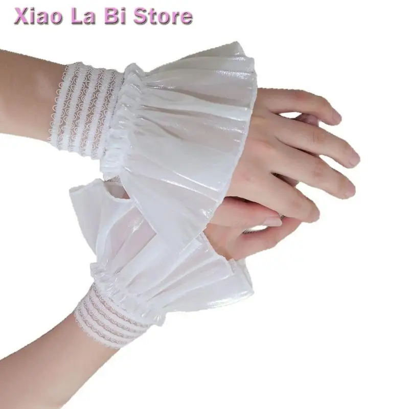 

XXFD Adjustable False Sleeves Layered Wristbands Multicolored Photography Sleeve