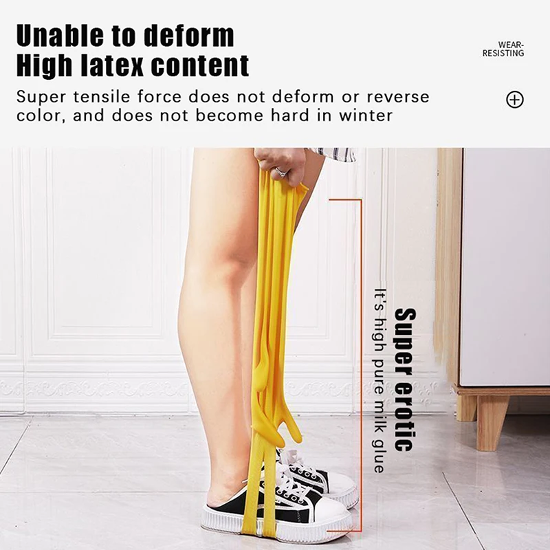 Guanti per lavare i piatti in lattice Ciotola per lavare la cucina domestica impermeabile da donna Lavaggio dei vestiti Pulizia delle verdure per la casa