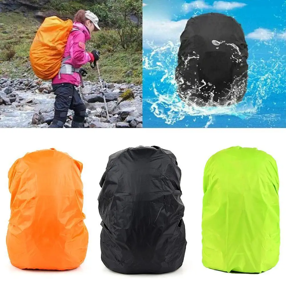 

New Adjustable Waterproof Dustproof Backpack Sport Bag Rain Cover Portable Ultralight Shoulder Protect Outdoor Tools Hiking