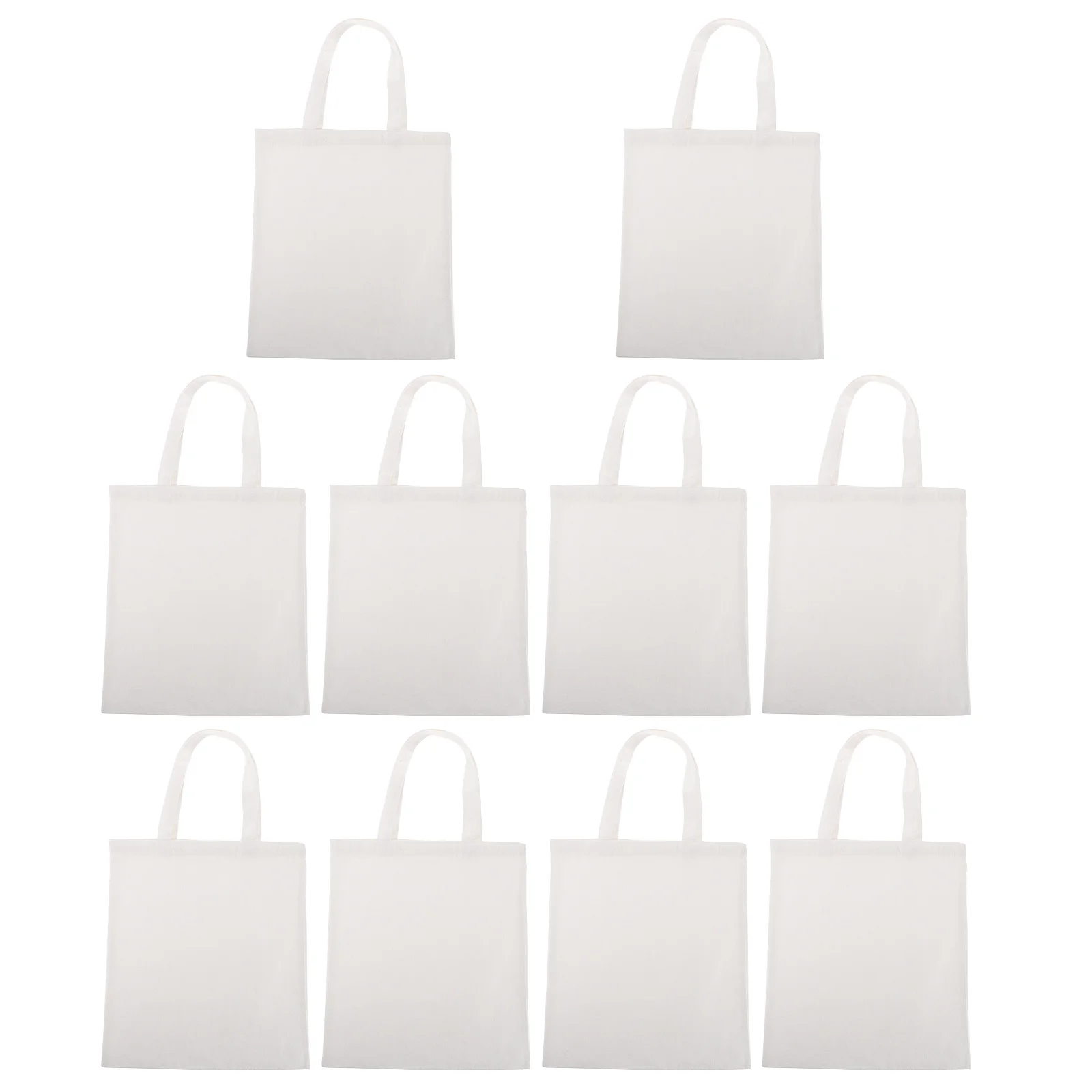 

Thermal Transfer Canvas Bag Shopping Tote Sublimation Blanks Outdoor Grocery Bags Washable Handbags