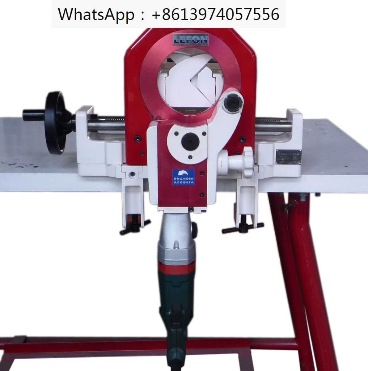 Orbital electric automatic stainless steel pipe cutter tube cutting saw machine Lefon Lite4