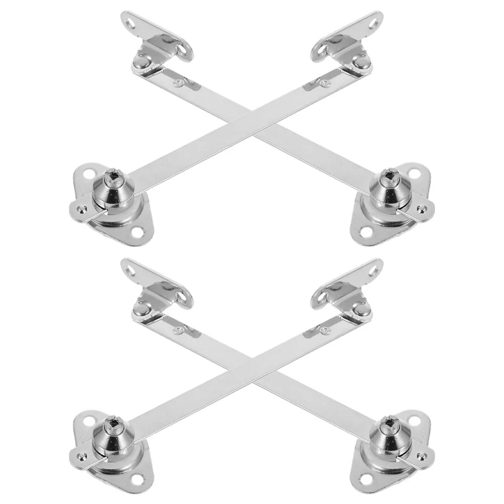 

4Pcs Cabinet Door Hinges Rod Heavy Duty Stainless Steel Drop Down Lid Support Hinges Kitchen Cabinet Hardware Accessories