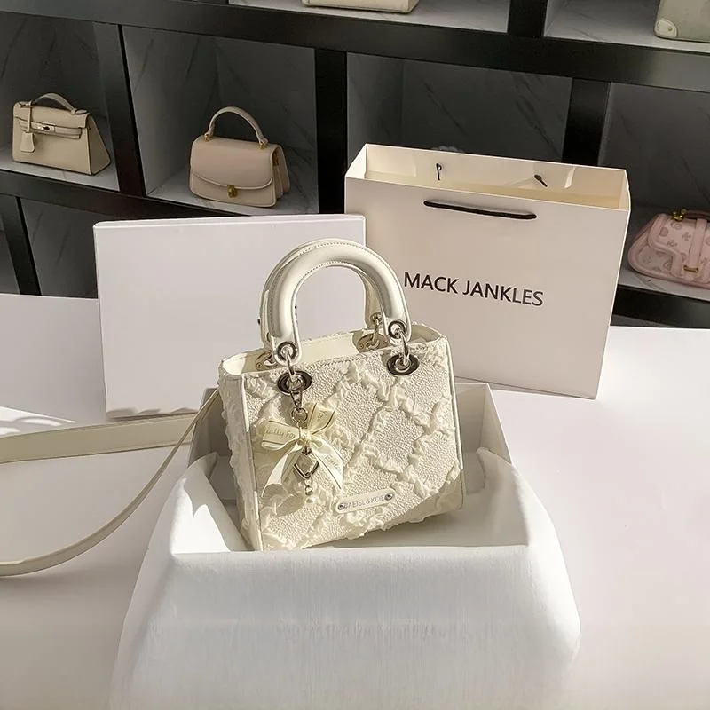 

Роскошная кожаная складная женская сумка Ma Jankles с бриллиантами, женская сумка через плечо, мягкая повседневная сумка Briti Sle Faion, новинка 2023 г.