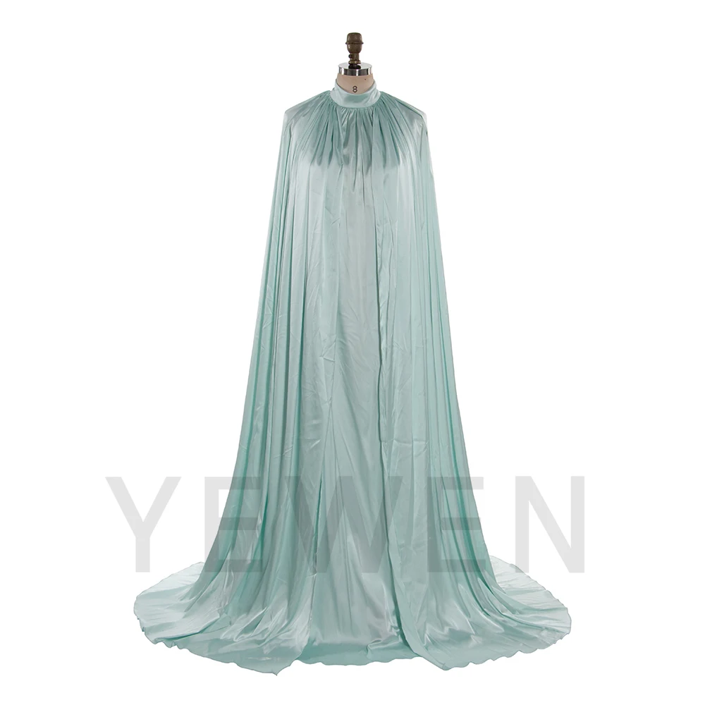 Semplice mantello di maternità che scorre abito da tiro in gravidanza Abito da servizio fotografico di maternità per donne incinte con spacco su due lati YW250043