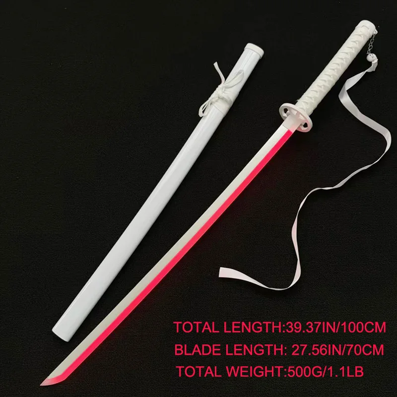 10 LED Gradient Light-Up Sword Sode No Shirayuki Cosplay Samurai Sword With Free Knife Rack Belt Included